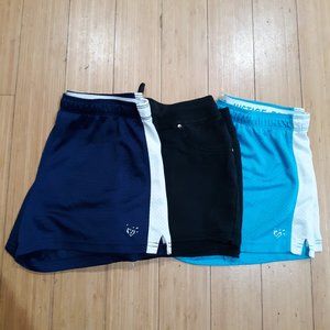 3 Pair of Girls JUSTICE Shorts Size 16